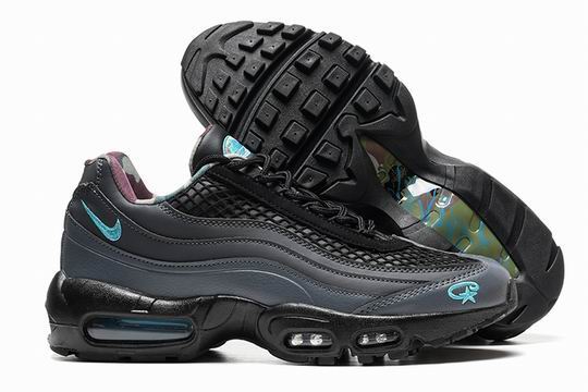 Nike Air Max 95 Corteiz Grey Blue Men's Shoes-11 (image for) Nike Air Max 95 Corteiz Grey Blue Men's Shoes-11